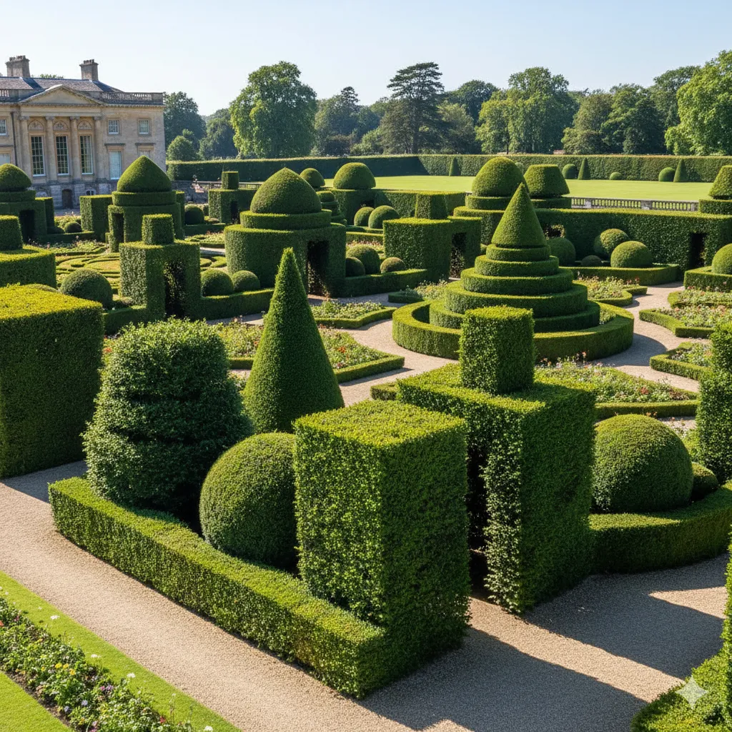 Geometric shrub shapes